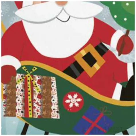 serwetki swiety mikolaj nad miastem maki 33 cm 20 szt