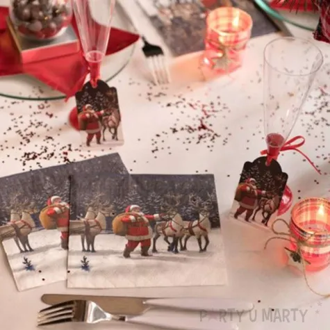 serwetki swiety mikolaj santex 33 cm 20 szt