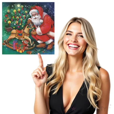 serwetki swiety mikolaj wyjmuje prezenty maki 33 cm 20 szt