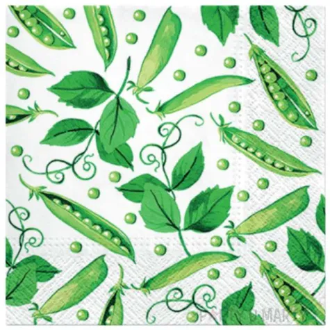 serwetki swiezy zielony groszek paw 33 cm 20 szt