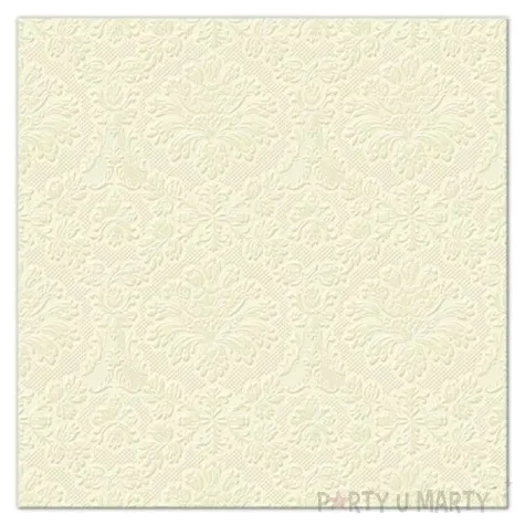 serwetki tloczone meandry kremowe paw 40 cm 20 szt