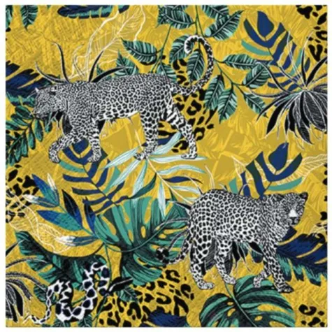 serwetki ukryta dzungla paw 33 cm 20 szt