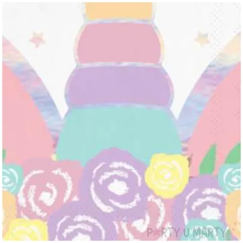 serwetki unicorn jednorozec partypal 33 cm 10 szt