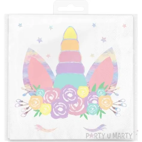 serwetki unicorn jednorozec partypal 33 cm 10 szt