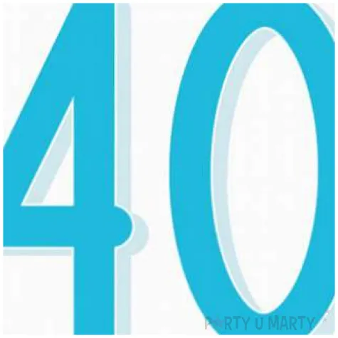 serwetki urodziny konfetti 40 amscan 33 cm 20 szt