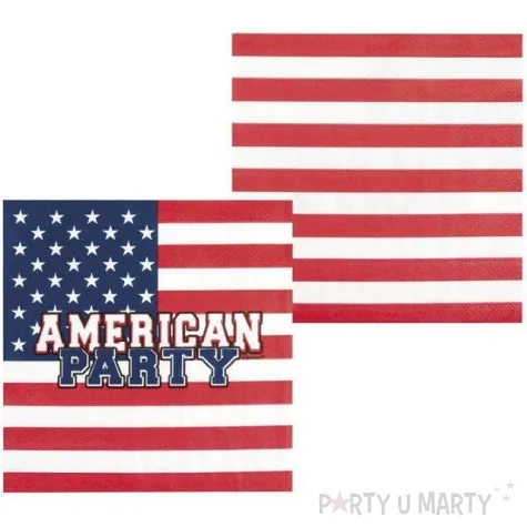 serwetki usa american party boland 33 cm 12 szt