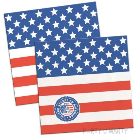 serwetki usa party folat 25 cm 20 szt