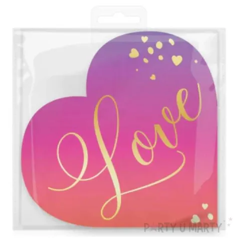 serwetki walentynki love partypal 33cm 10 szt
