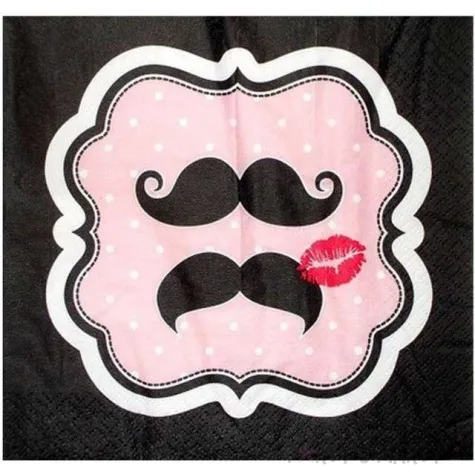 serwetki wasy 33 cm amscan 20 szt