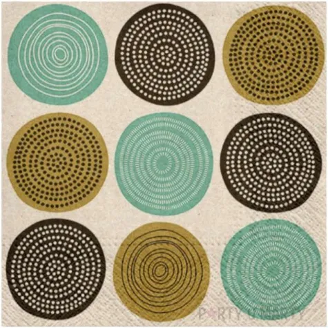 serwetki we care kropki paw 33 cm 20 szt