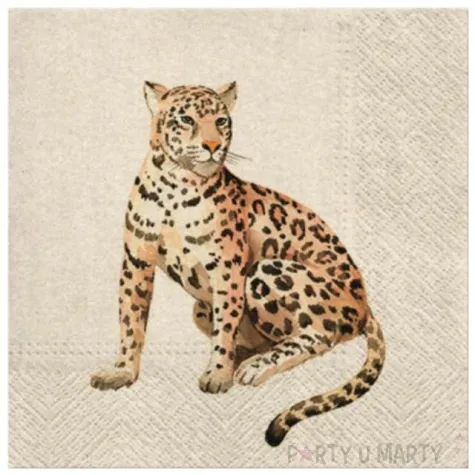 serwetki we care leopard paw 33 cm 20 szt