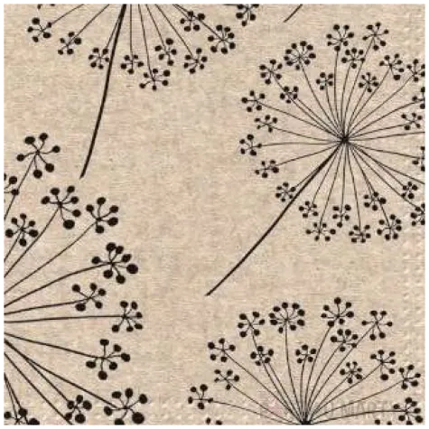 serwetki we care mlecze paw 33 cm 20 szt