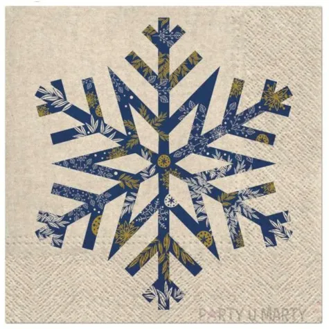 serwetki we care platek sniegu paw 33 cm 20 szt