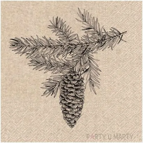 serwetki we care szyszka paw 33 cm 20 szt