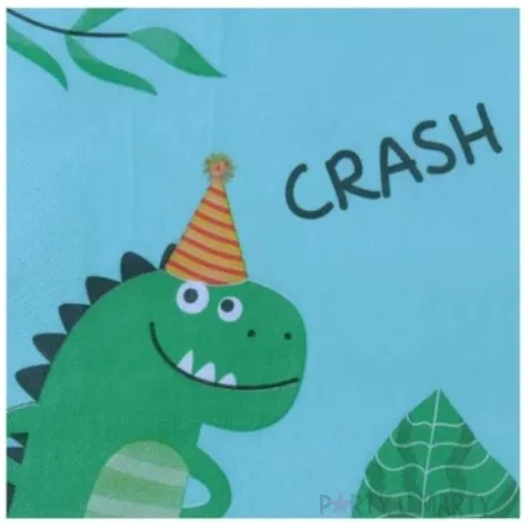 serwetki wesole dinozaury jix 33 cm 12 szt