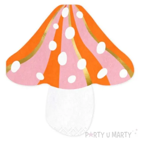 serwetki wesoly muchomorek partydeco 13x13 cm 20 szt