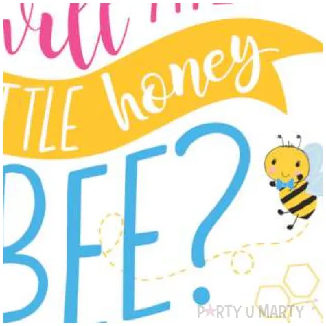 serwetki what it will bee zolte amscan 33 cm 16 szt