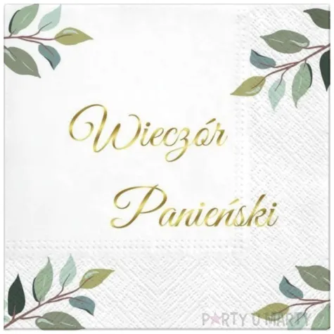 serwetki wieczor panienski congee 33 cm 20 szt