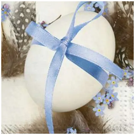 serwetki wielkanoc jajka z piorkami maki 33 cm 20 szt