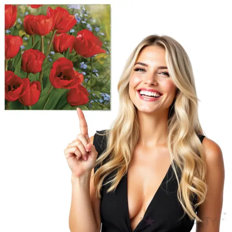 serwetki wielkanoc maki czerwone maki 33 cm 20 szt