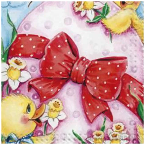 serwetki wielkanoc pisklaki na jajku maki 33 cm 20 szt