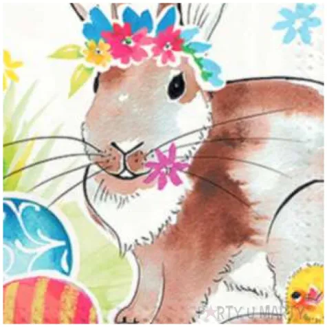 serwetki wielkanoc przyjaciele paw 33 cm 20 szt