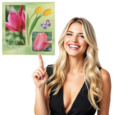 serwetki wielkanoc tuipany zolte i rozowe maki 33 cm 20 szt