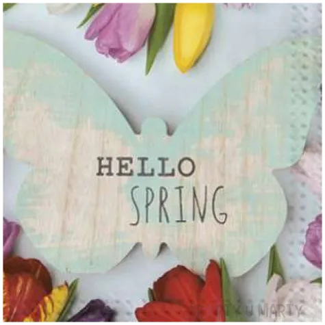 serwetki wielkanoc tulipany kolorowe maki 33 cm 20 szt