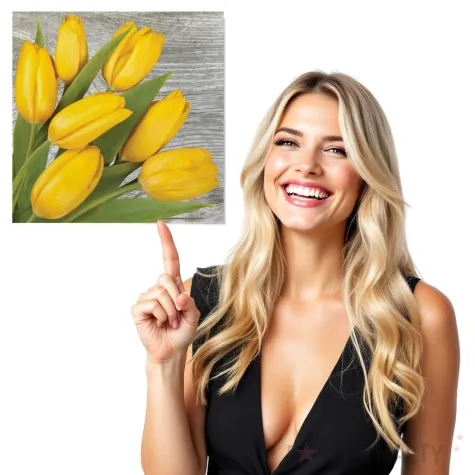 serwetki wielkanoc tulipany na drewnie maki 33 cm 20 szt