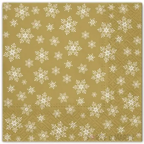 serwetki wszedzie gwiazdki zlote paw 33 cm 20 szt