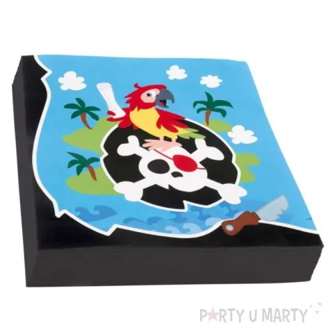 serwetki wyspa piratow amscan 33 cm 20 szt