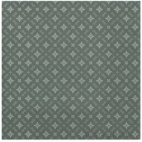 serwetki wzor damasku zielone maki 33 cm 20 szt