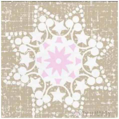 serwetki wzor retro swiateczna gwiazda maki 33 cm 20 szt