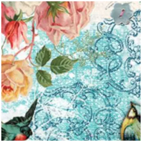 serwetki zapachowe tajemniczy ogrod paw 33 cm 20 szt