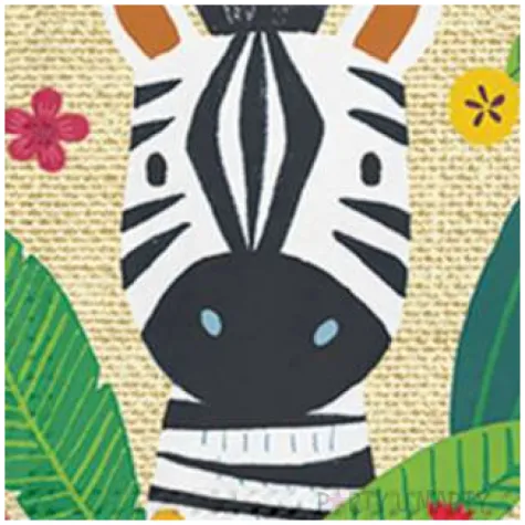 serwetki zebra paw 33 cm 20 szt
