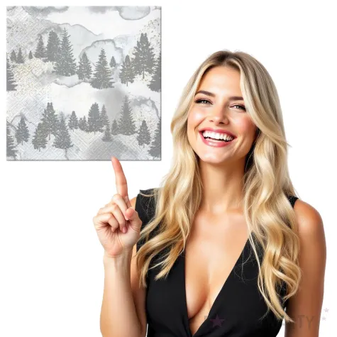 serwetki zimowy las paw 33 cm 20 szt