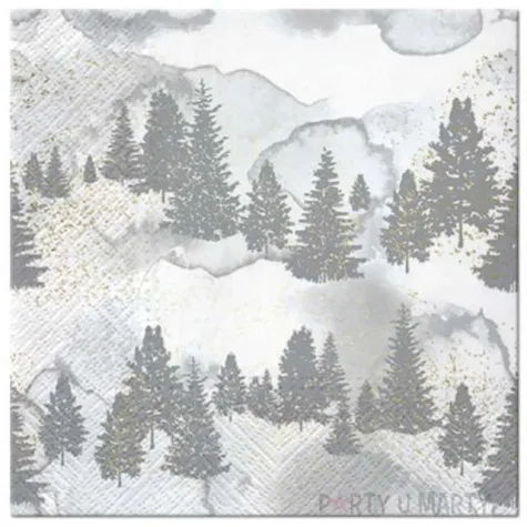 serwetki zimowy las paw 33 cm 20 szt