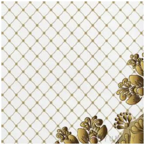 serwetki zlota ramka z siatka bezowe maki 33 cm 20 szt