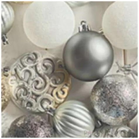 serwetki zlote i srebrne bombki 25 cm 20 szt