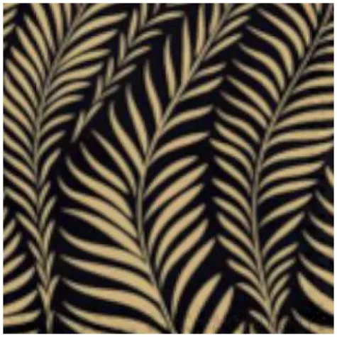 serwetki zlote paprocie na czarnym tle paw 33 cm 20 szt