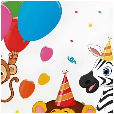 serwetki zwierzeta safari procos 33 cm 20 szt