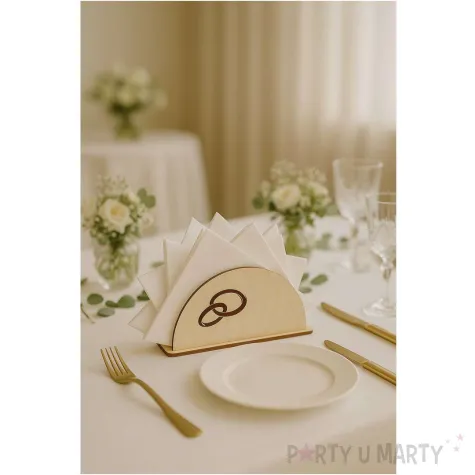 serwetnik dse014 drewno 160x40x73 mm