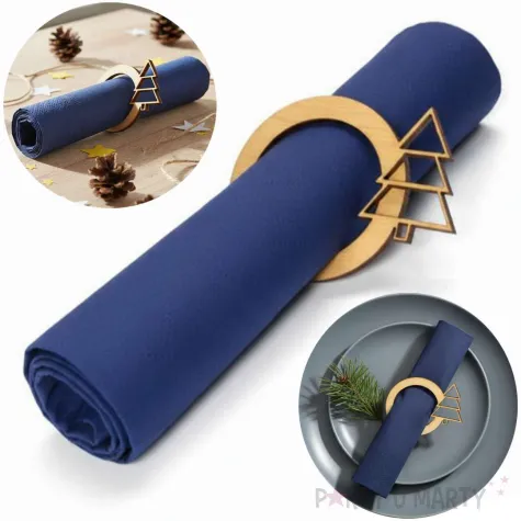 serwetnik pierscieniowy na boze narodzenie ring na serwetki choinka 69x54 mm