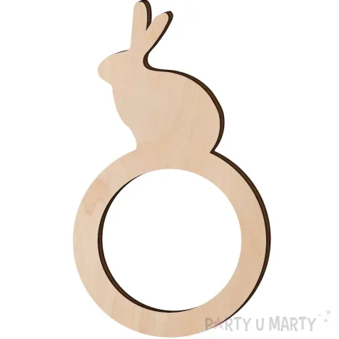 serwetnik pierscieniowy zajaczek wielkanocny 54 x 94 mm 10 szt