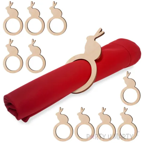 serwetnik pierscieniowy zajaczek wielkanocny 54 x 94 mm 10 szt