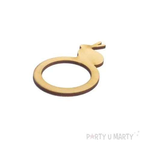 serwetnik pierscieniowy zajaczek wielkanocny 54 x 94 mm