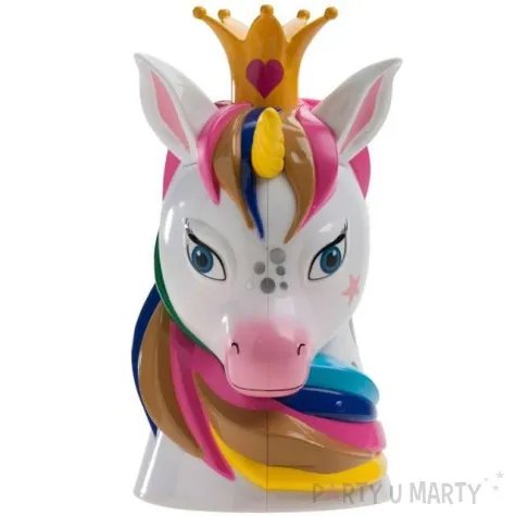 skarbonka jednorozec teczowy z cukierkami dekora