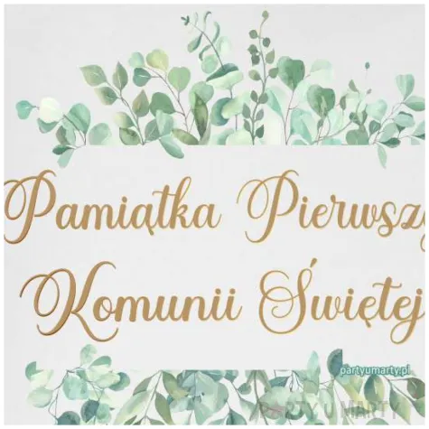 skarbonka komunia swieta eukaliptus beauty bialy 9 5 cm