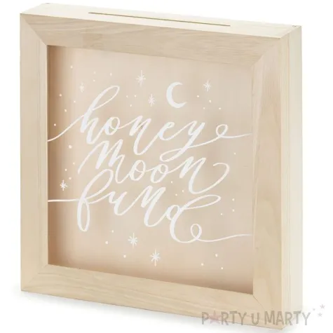 skarbonka miesiac miodowy partydeco 30 x 30 cm