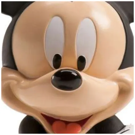 skarbonka myszka mickey popiersie z jadalnymi bilecikami dekora 10g